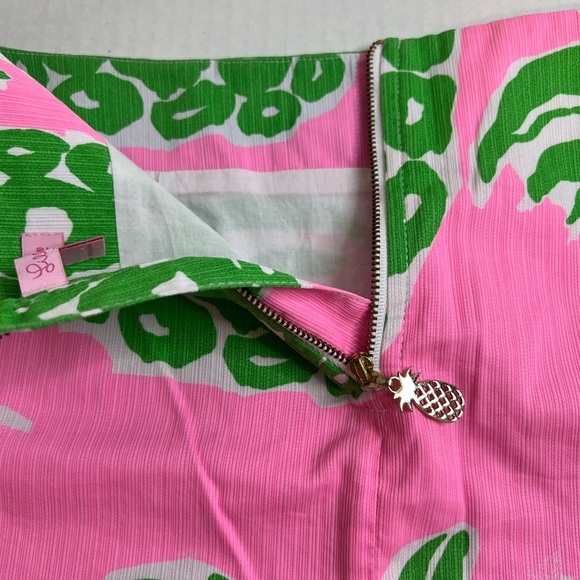 Lilly Pulitzer Pink Pout Flamenco Mini Skirt Size 4 - Picture 4 of 9